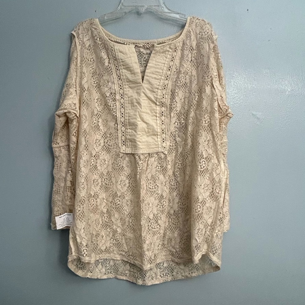 VINTAGE AMERICA LACE BLOUSE
